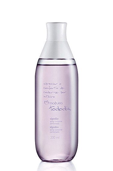 Des.col.Spray corporal Feminino algodao